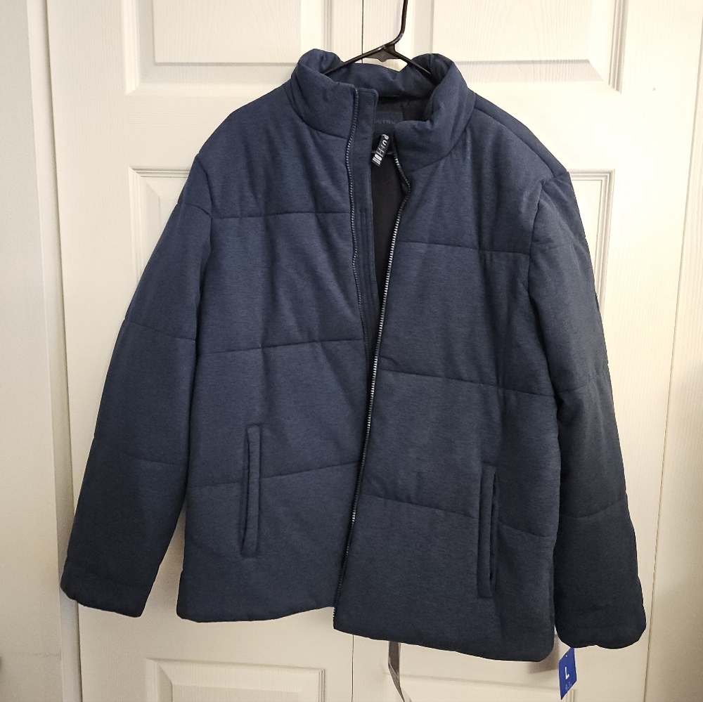 Soybu Men's Navy Puffer Jacket